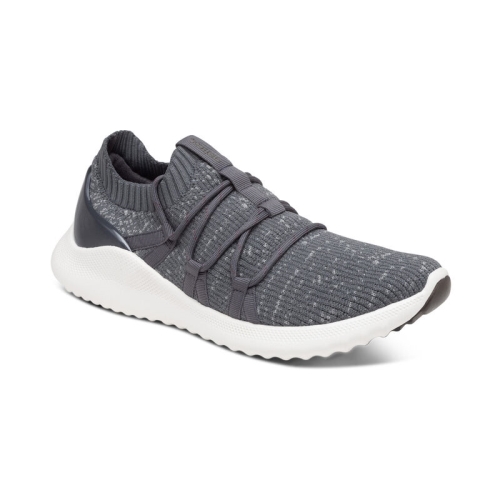 Charcoal Aetrex Dani Arch Support Women's Sneakers | NKWEX-1968