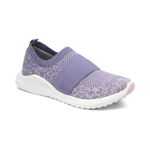 Lilac Heather Aetrex Allie Arch Support Women's Sneakers | ZWCOA-4819