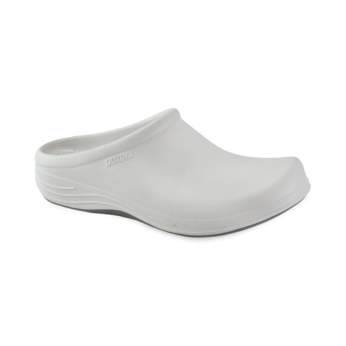 White Aetrex Bondi Orthotic Men's Clogs | RIECJ-1287